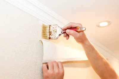 Pose de papier peint à Tracy-sur-Mer — revêtements muraux et toiles de verre
